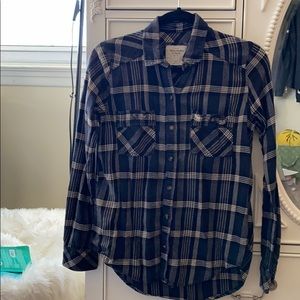 Blue Plaid Shirt
